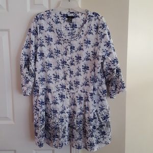 Floral Jeans or Leggins Top